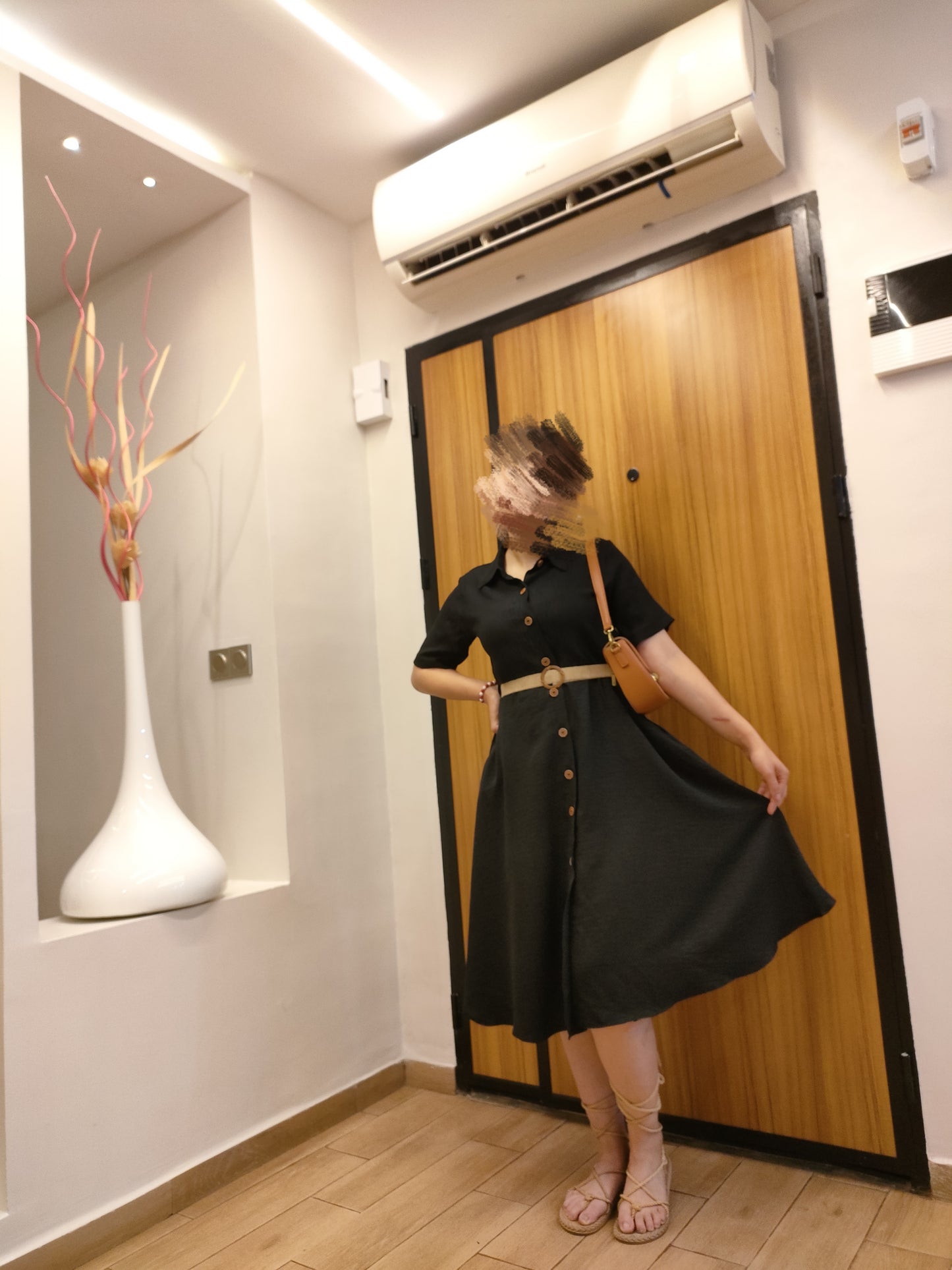 ROBE midi en lin