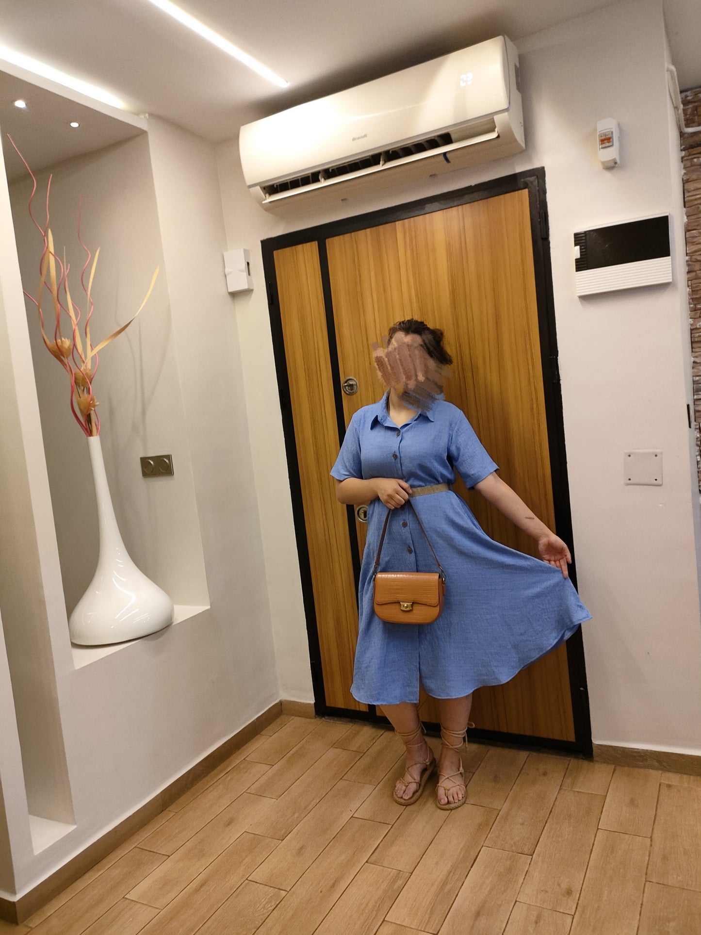 ROBE midi en lin