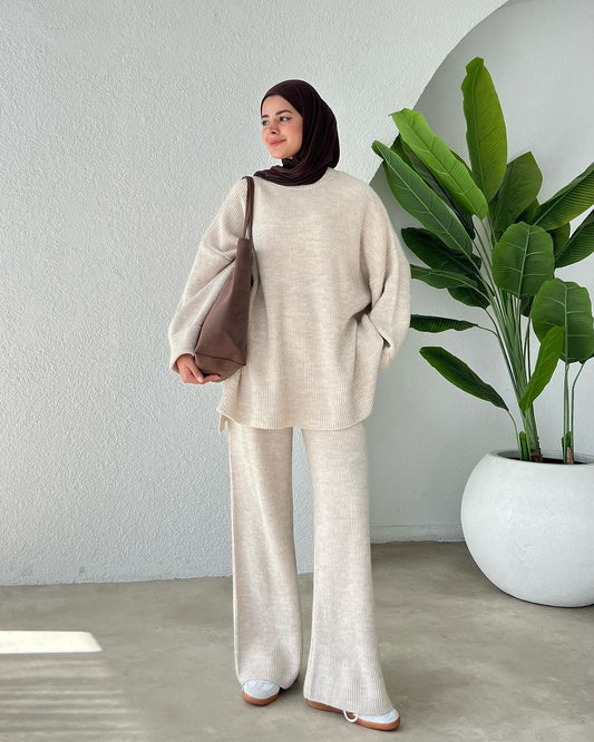 ENSEMBLE COTE OVERSIZE